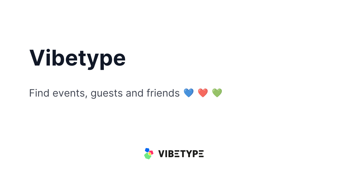 Vibetype Welcome